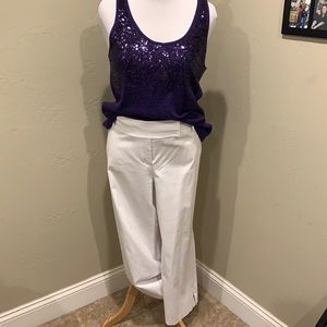 Lane Bryant White Pants